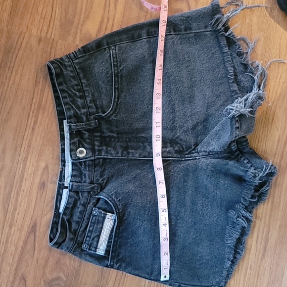 Vintage Z. Cavaricci high waist fringe shorts sz 29 - Picture 5 of 11